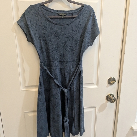 Toad&Co Cue Short Sleeve Wrap Organic Cotton Dress - Picture 2 of 5